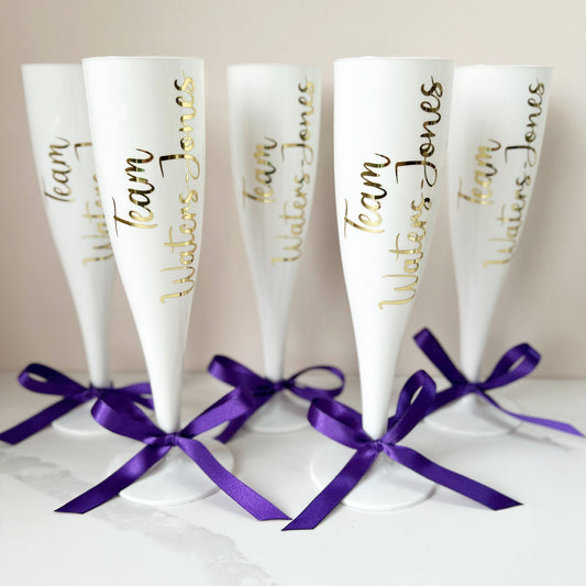 Personalised Champagne Flutes