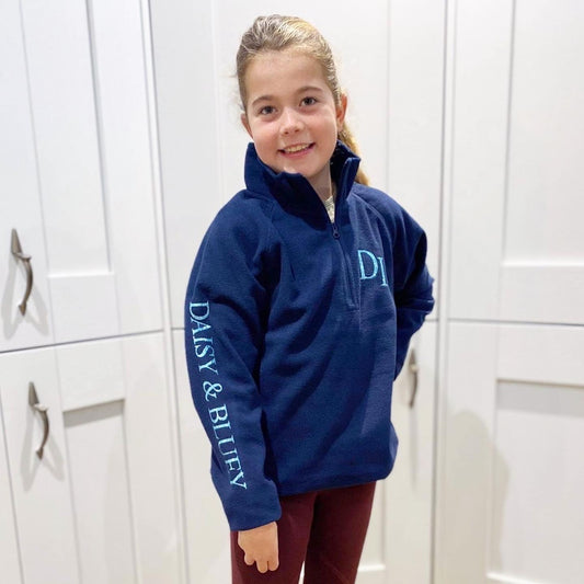 Young Rider | Personalised 1/4 Zip Fleece