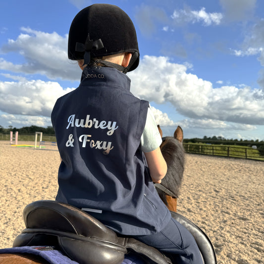 Young Rider | Personalised Soft Shell Gilet