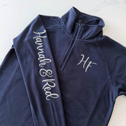 Adult | Personalised 1/4 Zip Fleece