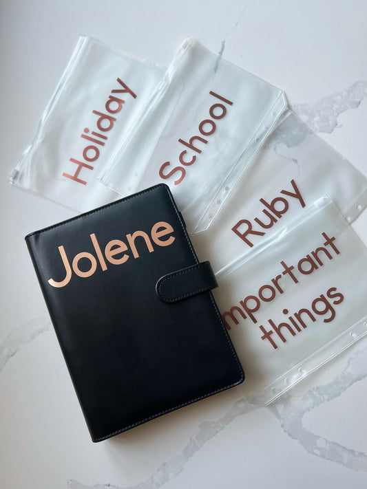 A5 Personalised Binder/Organiser
