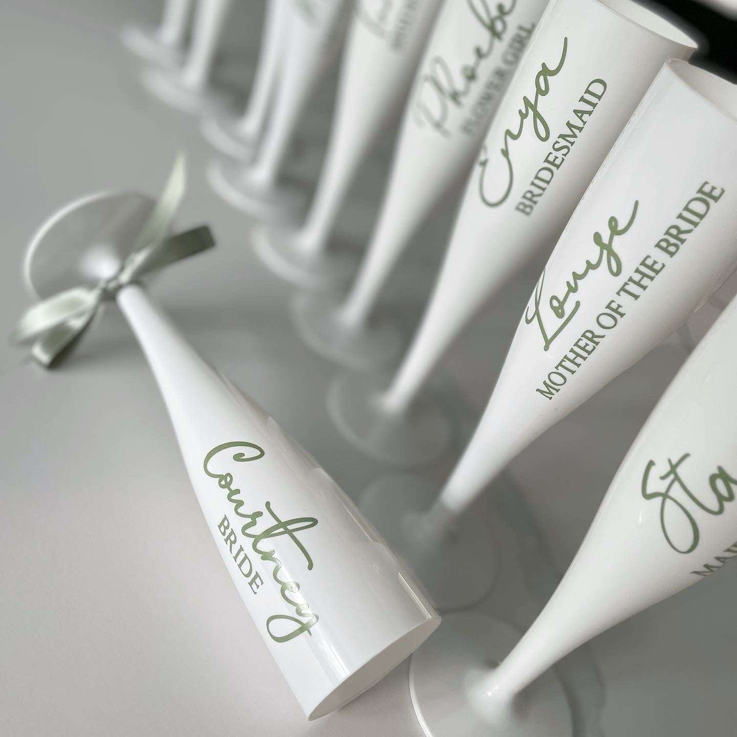 Wedding Personalised Champagne Flutes
