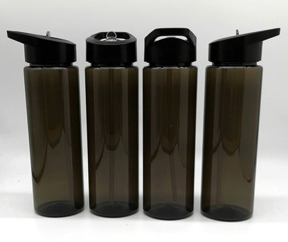 Personalised black water bottle