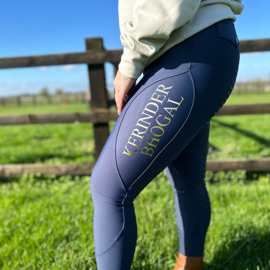 Ladies | Navy Personalised Breggings