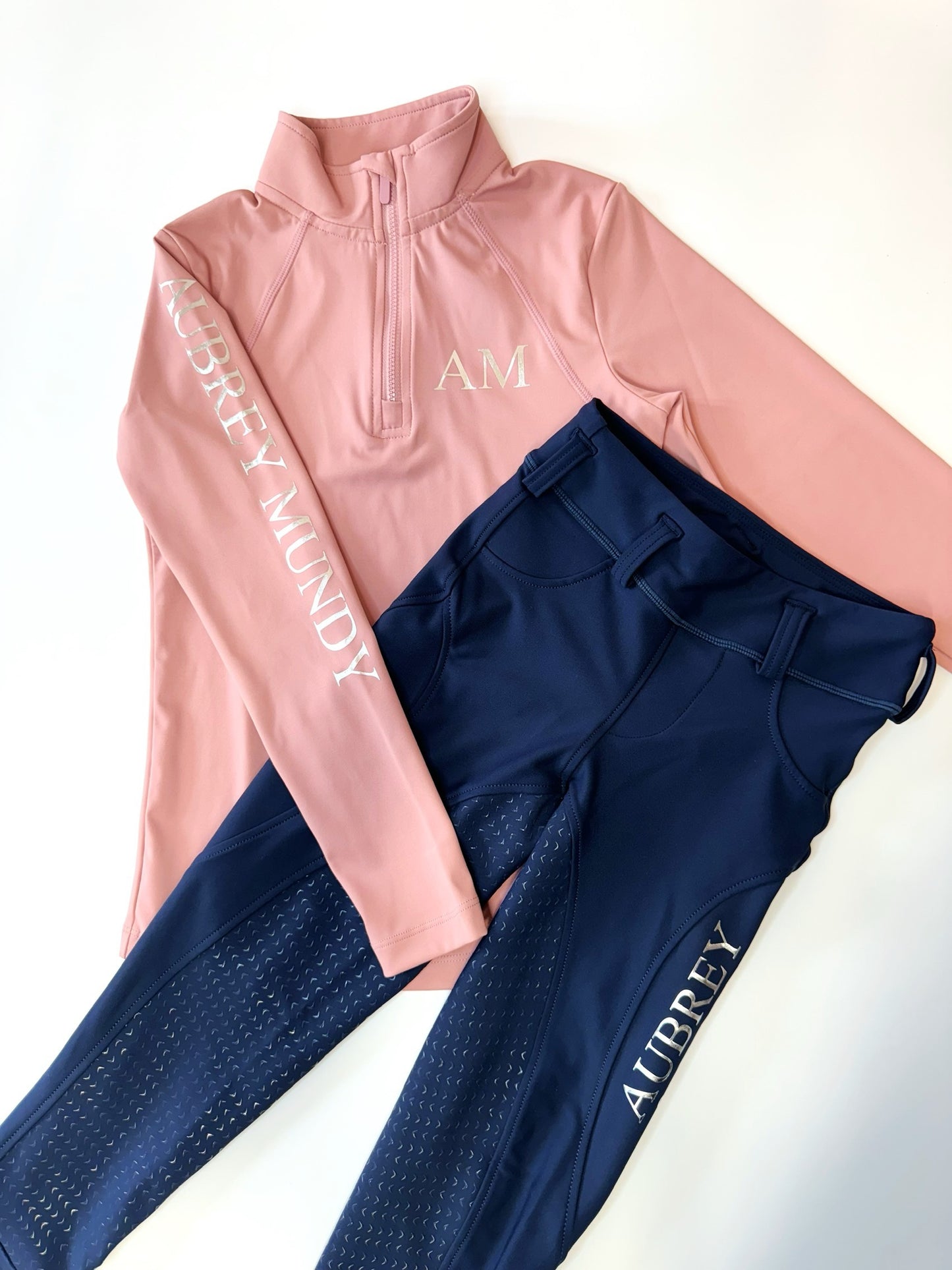 Young Rider | Pink Long Sleeve Base Layer