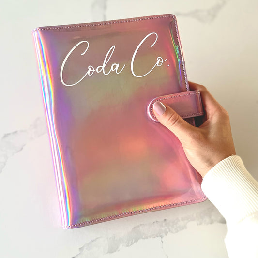 A5 Personalised Binder/Organiser - Holographic