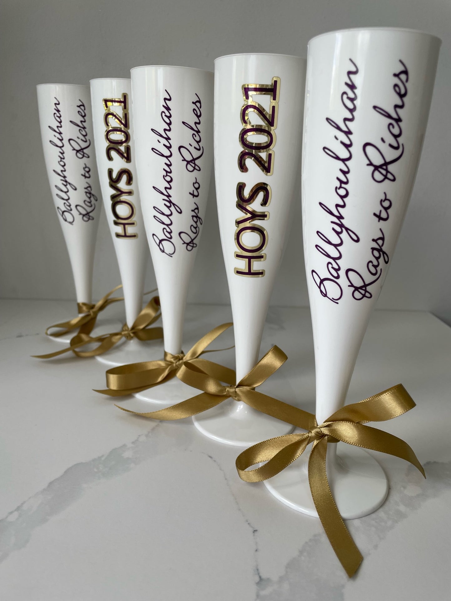 Personalised Champagne Flutes
