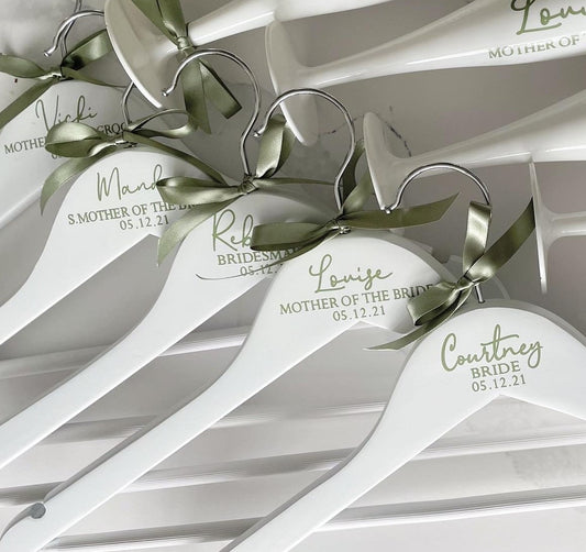 Wedding Personalised Wooden Hanger