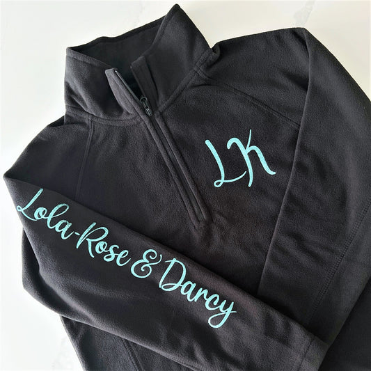 Young Rider | Personalised 1/4 Zip Fleece