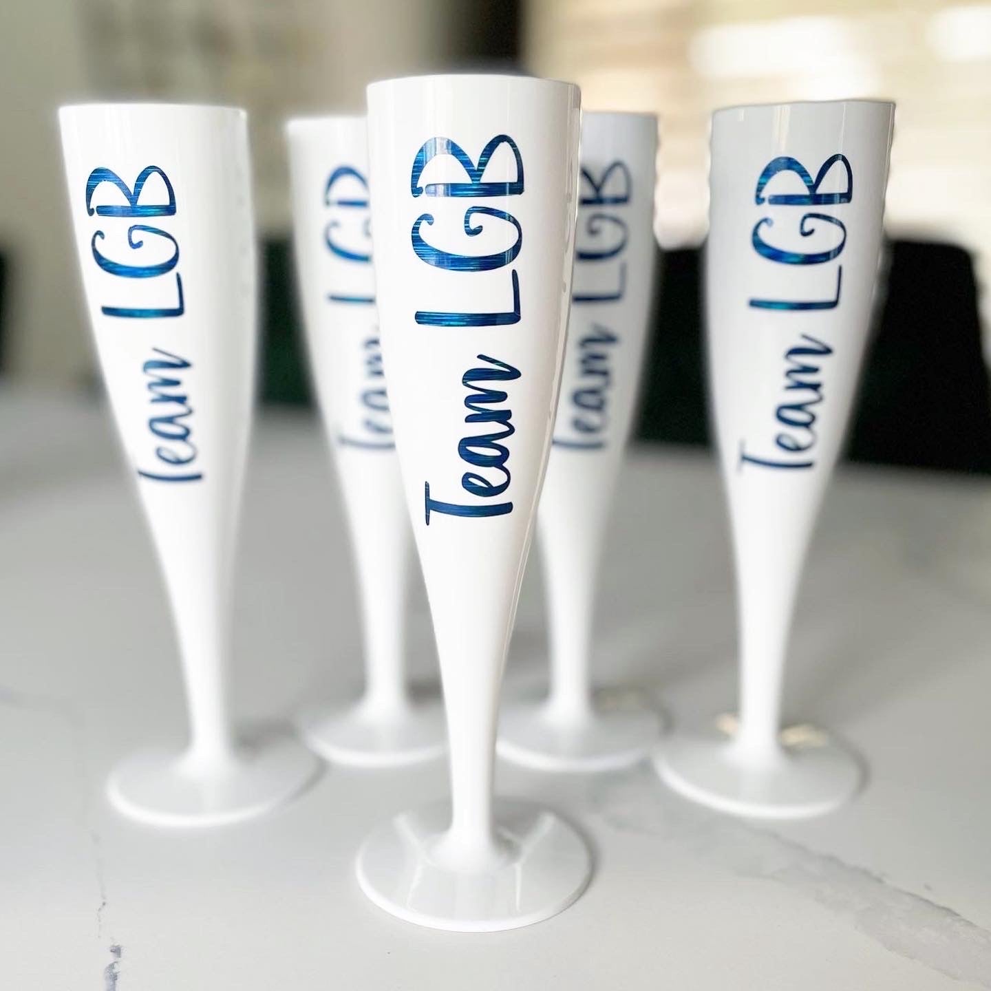Personalised Champagne Flutes