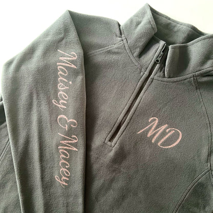 Young Rider | Personalised 1/4 Zip Fleece