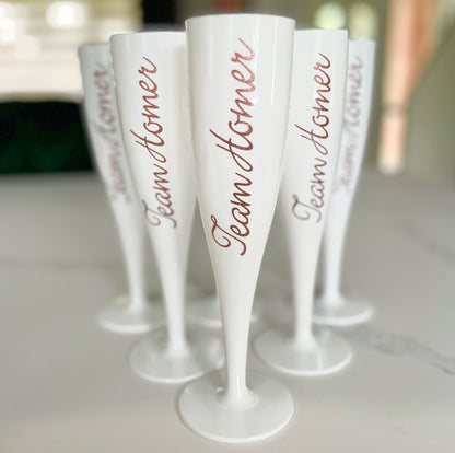 Personalised Champagne Flutes
