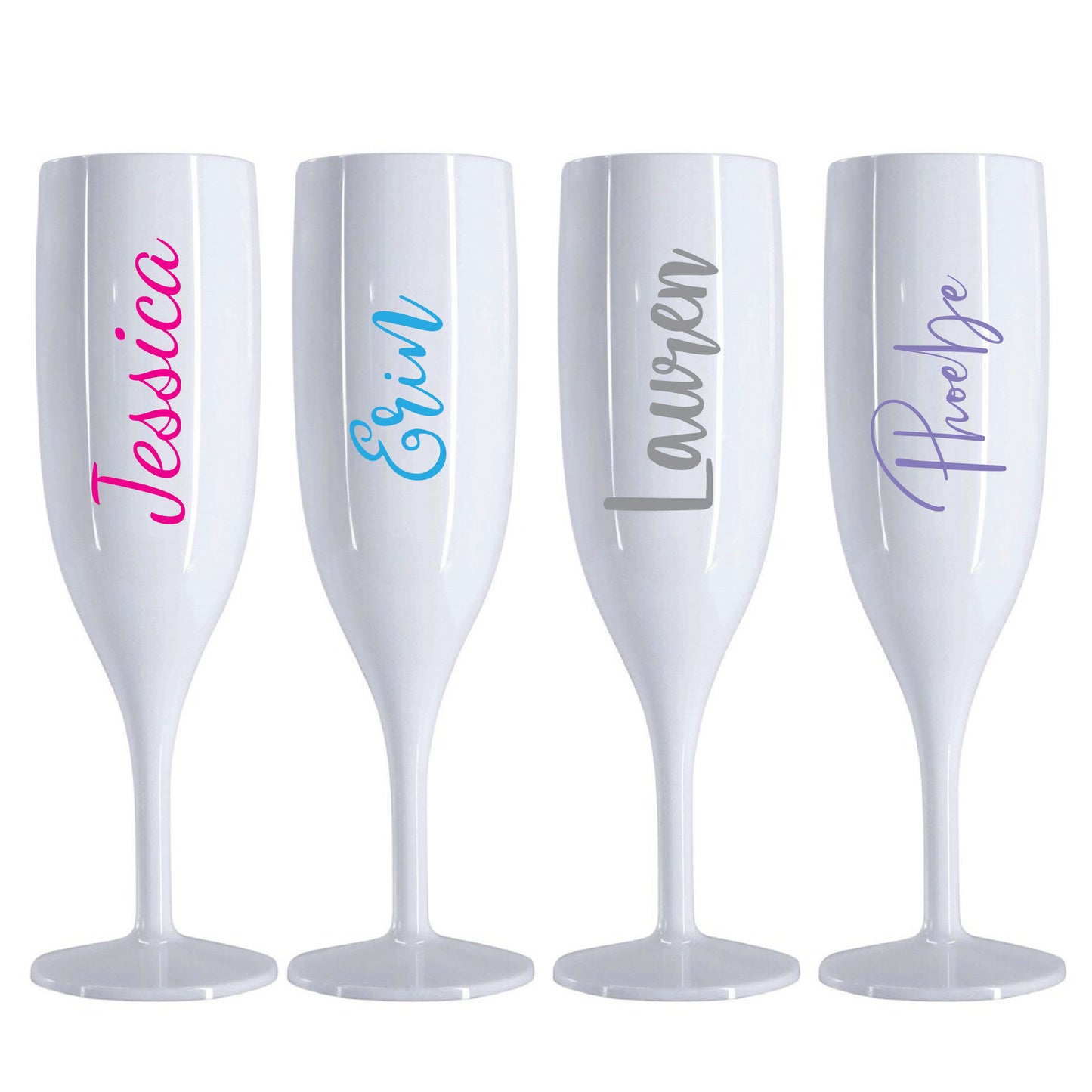 Premium Personalised Champagne Flutes
