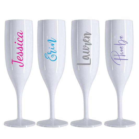 Premium Personalised Champagne Flutes